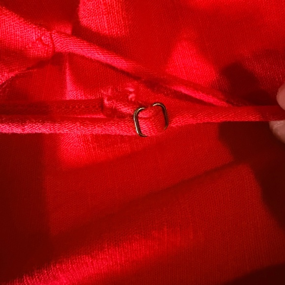 ASTR the Label Izzy Red Spagetti Strap Wide Leg Jumpsuit Romper, Medium - Picture 15 of 15